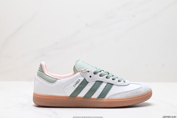 Adidas Originals Samba OG W桑巴舞系列 2024新款男女紳士足球風百搭低幫休閒運動板鞋