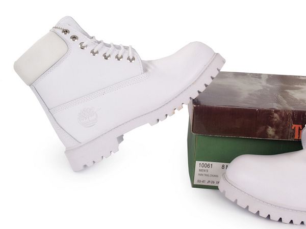 Timberland 天伯倫 經典款10061款高幫潮流耐磨男鞋 白色 