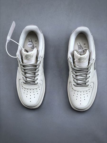 Nike Air Force 1 Low 07 2023全新男女款米銀灰NYC原楦頭板鞋