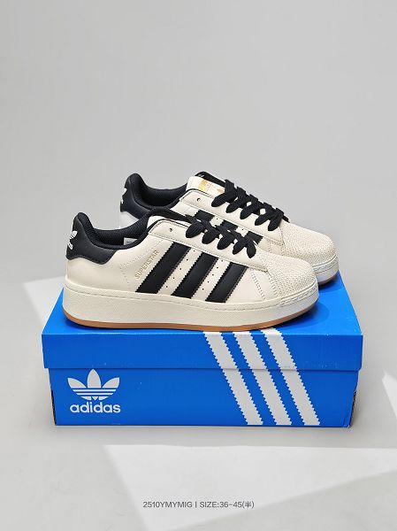 Adidas Originals Superstar XLG 2025新款男女生 厚底休閒低幫運動板鞋