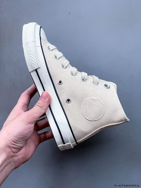 Converse x Stussy 1970s 2023新款 聯名小香風亞麻男女款高幫帆布鞋