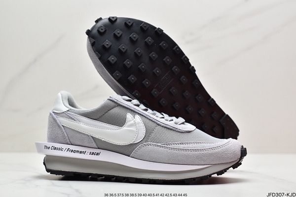 Clot x Sacai x Nike LDV Waffl Daybreak 2023新款 三方聯名死亡之吻走秀款解構雙底雙勾雙鞋舌華夫慢跑鞋