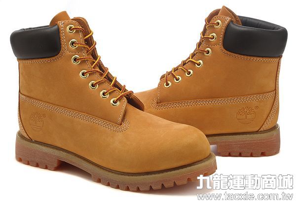 Timberland 天伯倫 經典款10061款高幫潮流耐磨情侶鞋 黃色