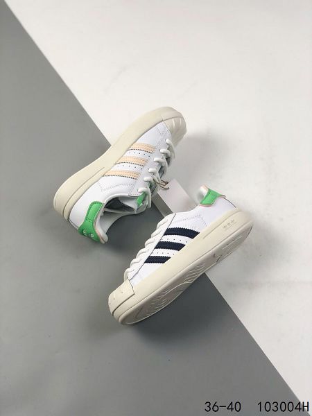 Adidas Superstar 2023新款 三葉草貝殼頭女款運動板鞋