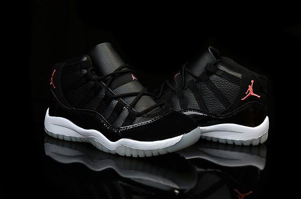 Air Jordan 喬丹11代 傳奇系列時尚運動童鞋 黑色
