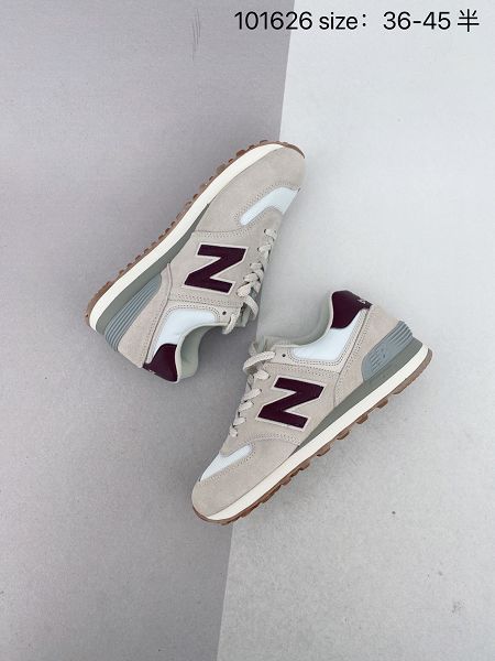 New Balance 574 2022新款 豬八革網面低幫男女款運動鞋