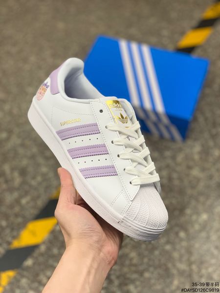 Adidas Originals Superstar 2022新款 貝殼頭經典女款休閑板鞋