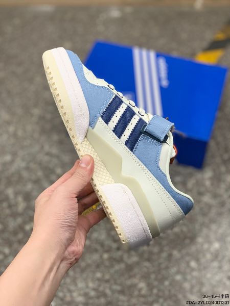 Adidas Forum Low 2023新款 魔術貼低幫潮流休閒男女款運動板鞋