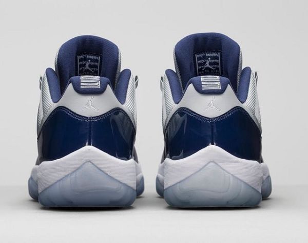 Air Jordan 11 low 喬丹11代 情侶款經典低幫白藍色籃球鞋 