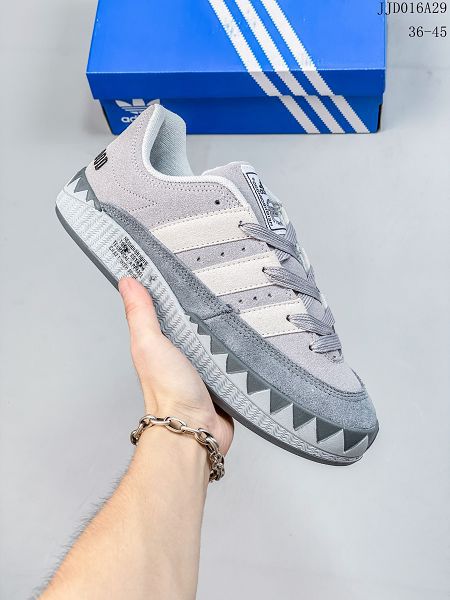 Atmos x Adidas Adimatic Low 2023新款 馬蒂奇系列復古鯊魚麵包男女款滑板鞋