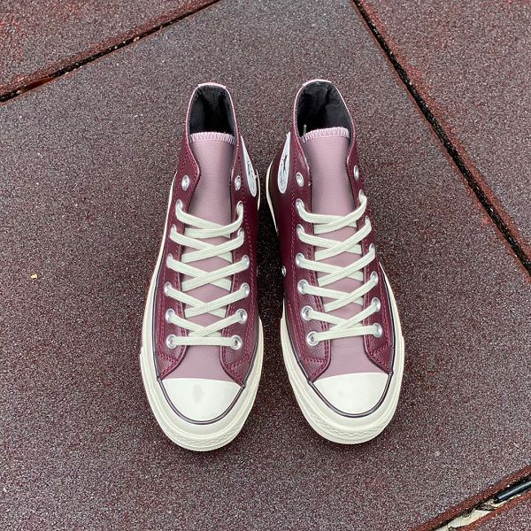 Converse Chuck 70s 荔枝紋皮面撞色 情侶款休閒鞋