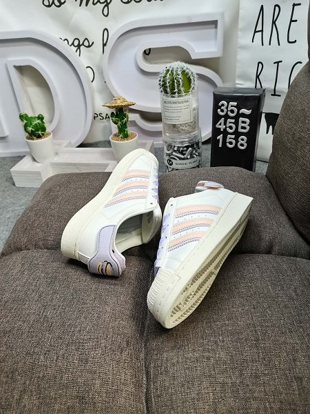 Adidas Originals Superstar W 2023新款 貝殼頭經典男女款休閒小白板鞋