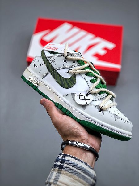 Nike Dunk Low 綁帶解構系列 2023全新男女款扣碎籃板時尚休閒板鞋