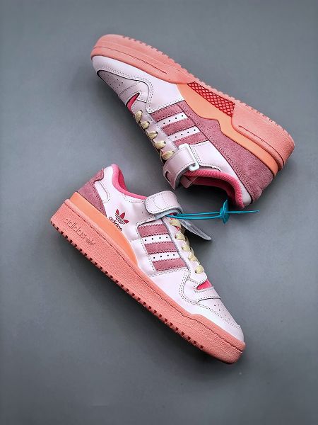 adidas originals Forum 84 Low 2022新款 羅馬系列男女款魔術貼低幫系帶運動板鞋