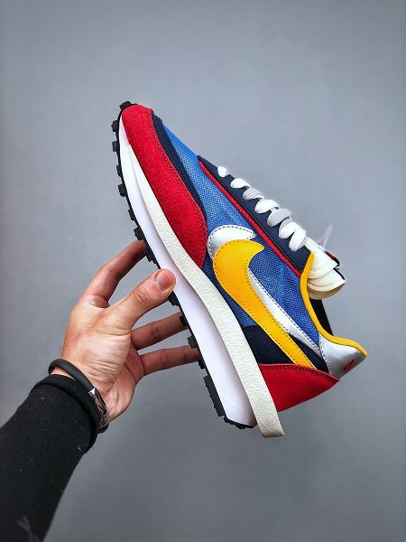 Sacai x Nike LVD Waffle Daybreak 2022新款 聯名解構走秀款男女款慢跑鞋