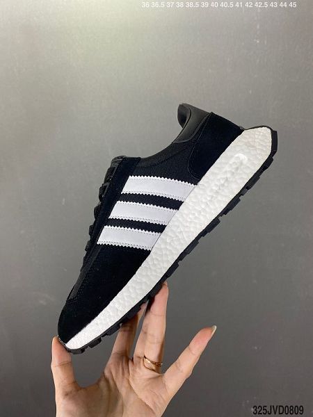 adidas SL 2021新款 男女款聯名休閑跑步運動鞋 帶半碼