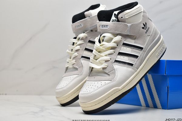 Adidas Originals Forum 84 High 2023新款 羅馬系列魔術貼高幫復古系帶男女款運動板鞋