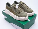 Puma Suede Platform Gold 2022新款 蕾哈娜厚底松糕男女款休閒板鞋