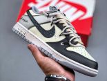 Nike SB Dunk Low GreenBeige 綁繩解構風系列 男女款低幫休閒運動滑板板鞋