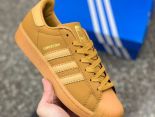 Adidas 三葉草 Superstar II 2022新款 貝殼頭全皮面男女款經典百搭板鞋